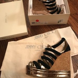 NIB Jimmy Choo Cork Wedges